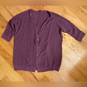 Torrid Size 4 Purple Cardigan